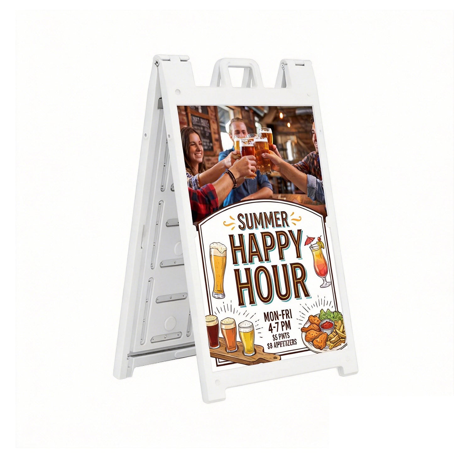 Custom A-Frame Sign Display Board