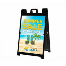 Custom A-Frame Sign Display Board