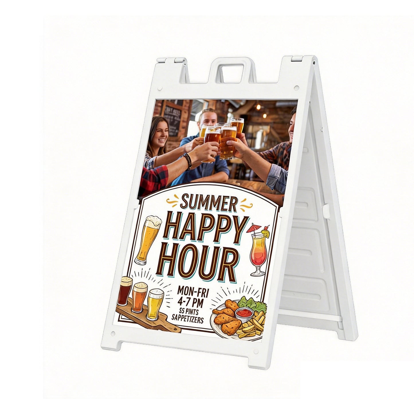 Custom A-Frame Sign Display Board