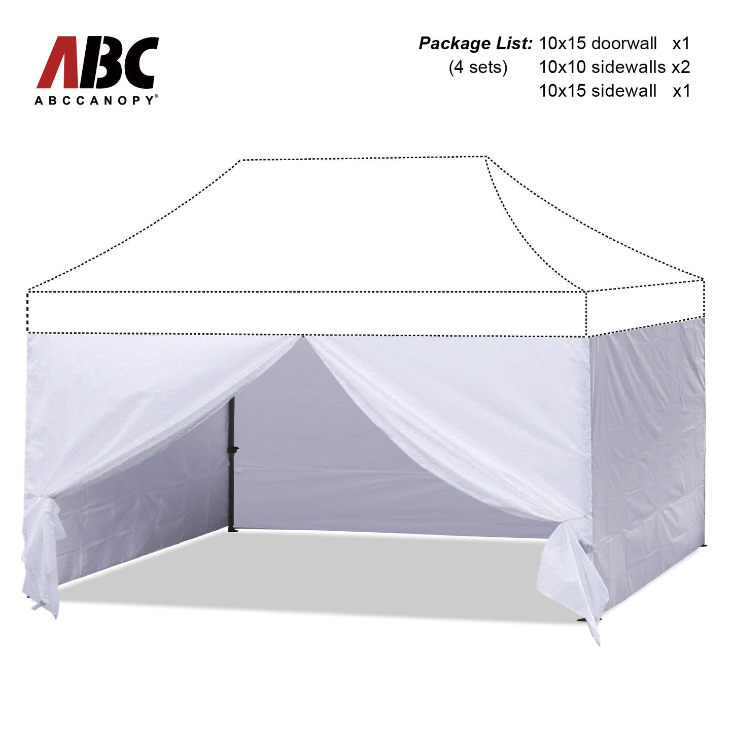 Canopy Sidewall Only 10x10, 10x20