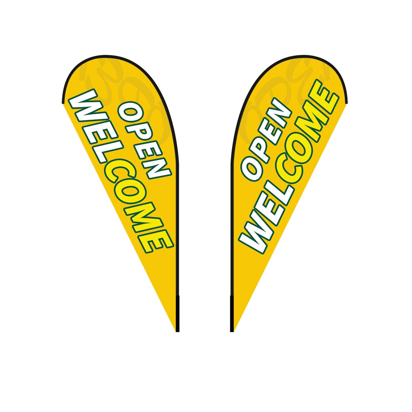 Custom Teardrop Flag 8FT, 10FT, 12FT