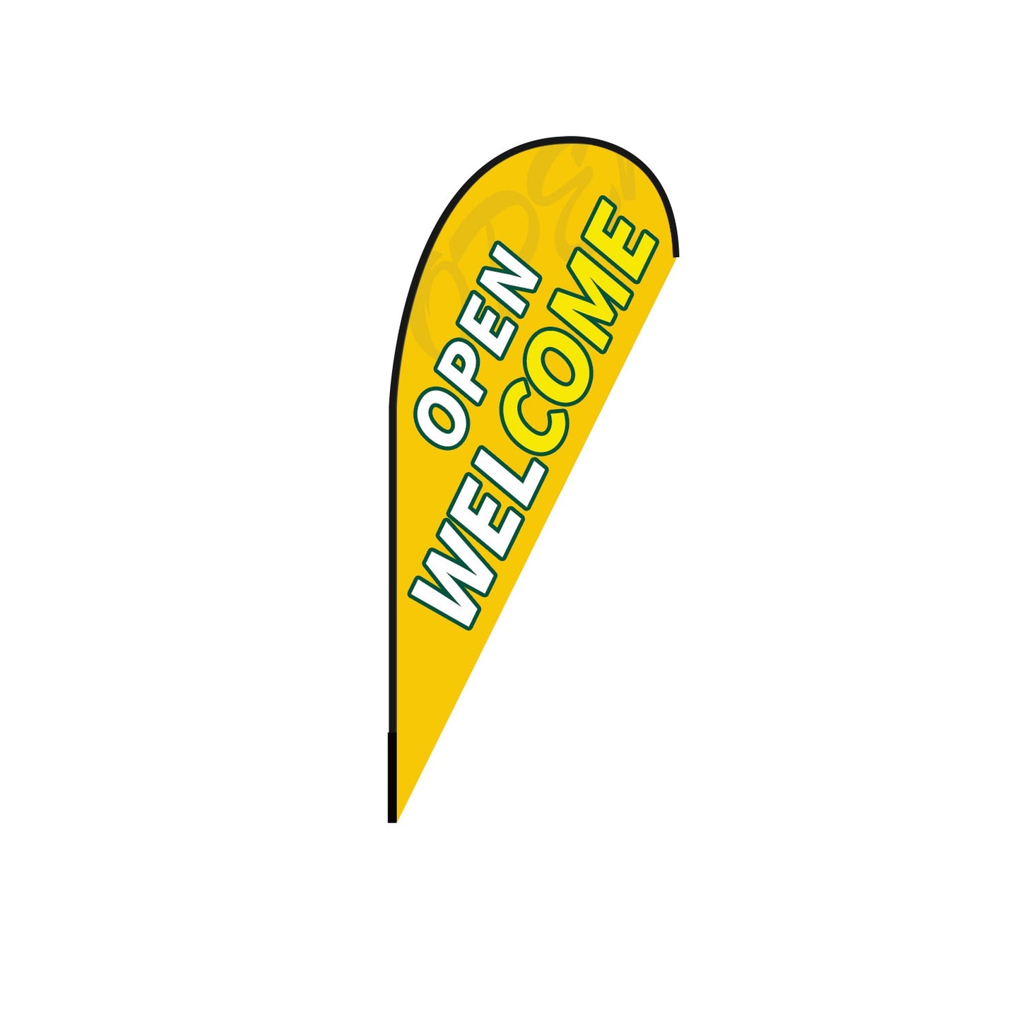 Custom Teardrop Flag 8FT, 10FT, 12FT