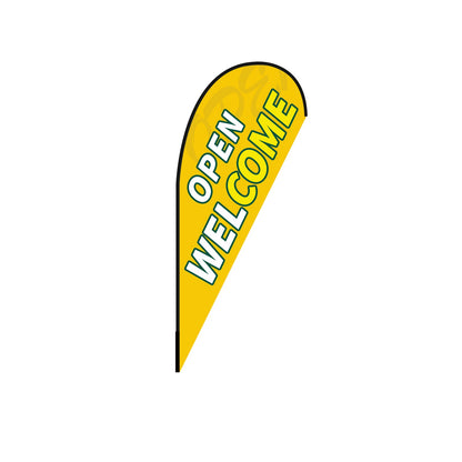 Custom Teardrop Flag 8FT, 10FT, 12FT