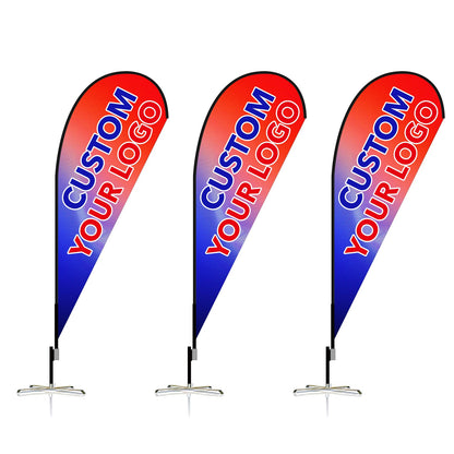 Custom Teardrop Flag 8FT, 10FT, 12FT