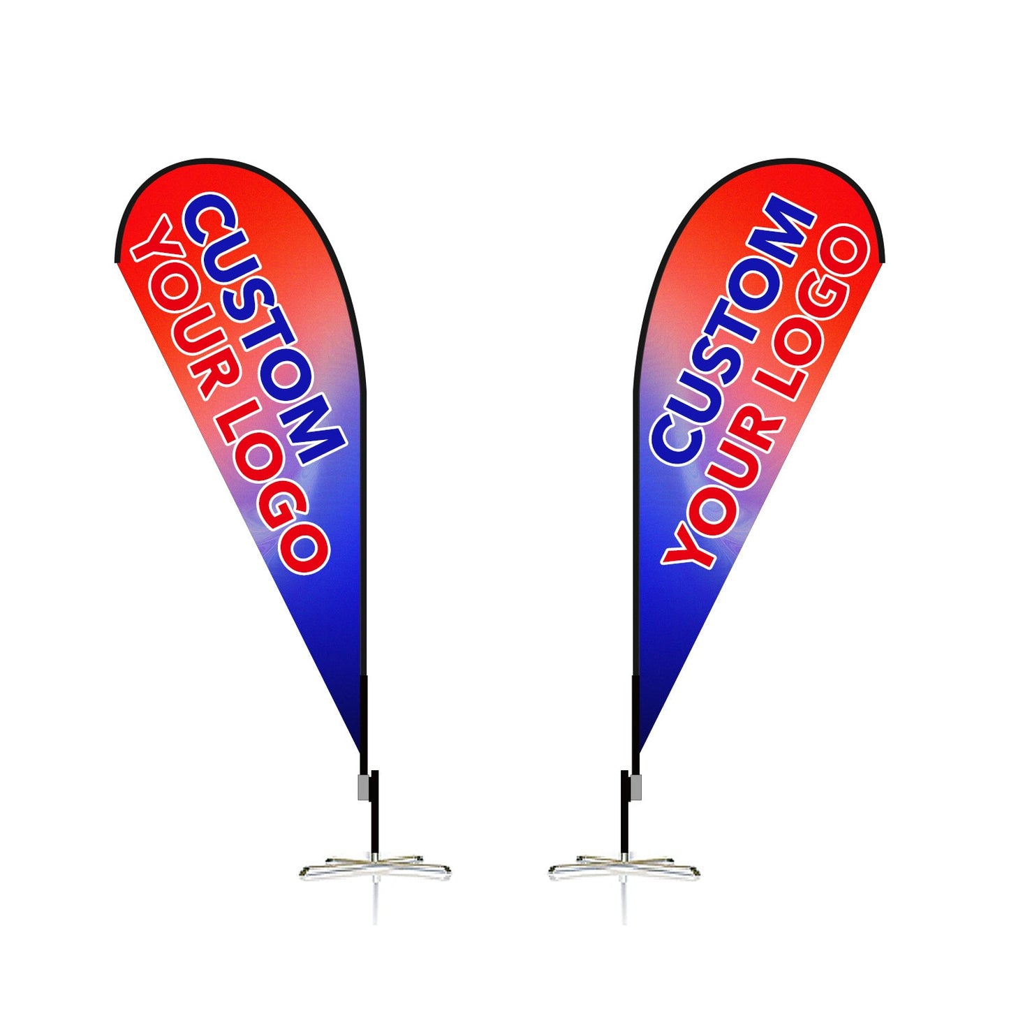 Custom Teardrop Flag 8FT, 10FT, 12FT
