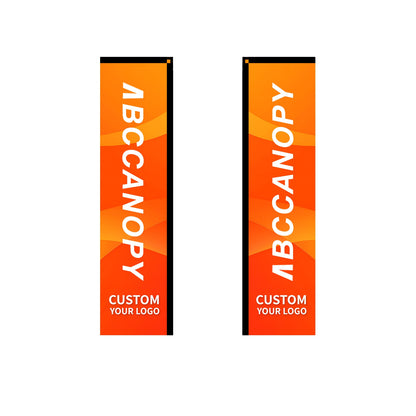 Custom Rectangle Flag 8FT, 10FT, 12FT