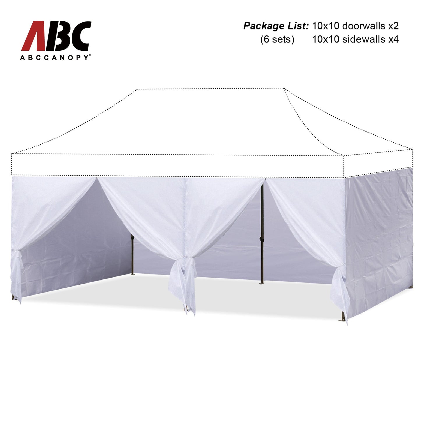Canopy Sidewall Only 10x10, 10x20