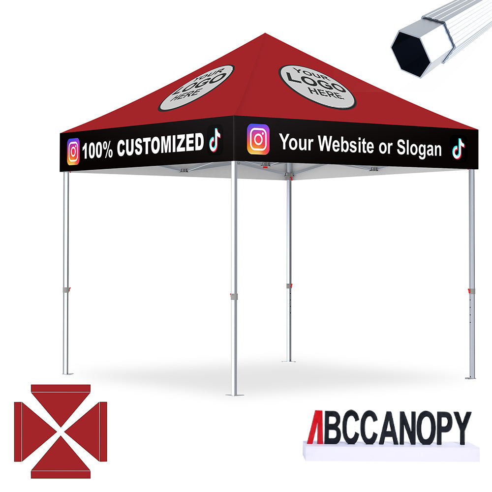S3 BenchMark Brio™ Fort - Custom Aluminum Canopy 10x10