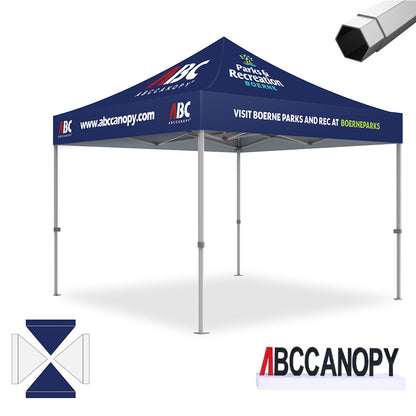 S1 Nova Base™ Custom Canopy Brand Union 10x10, 10x15, 10x20