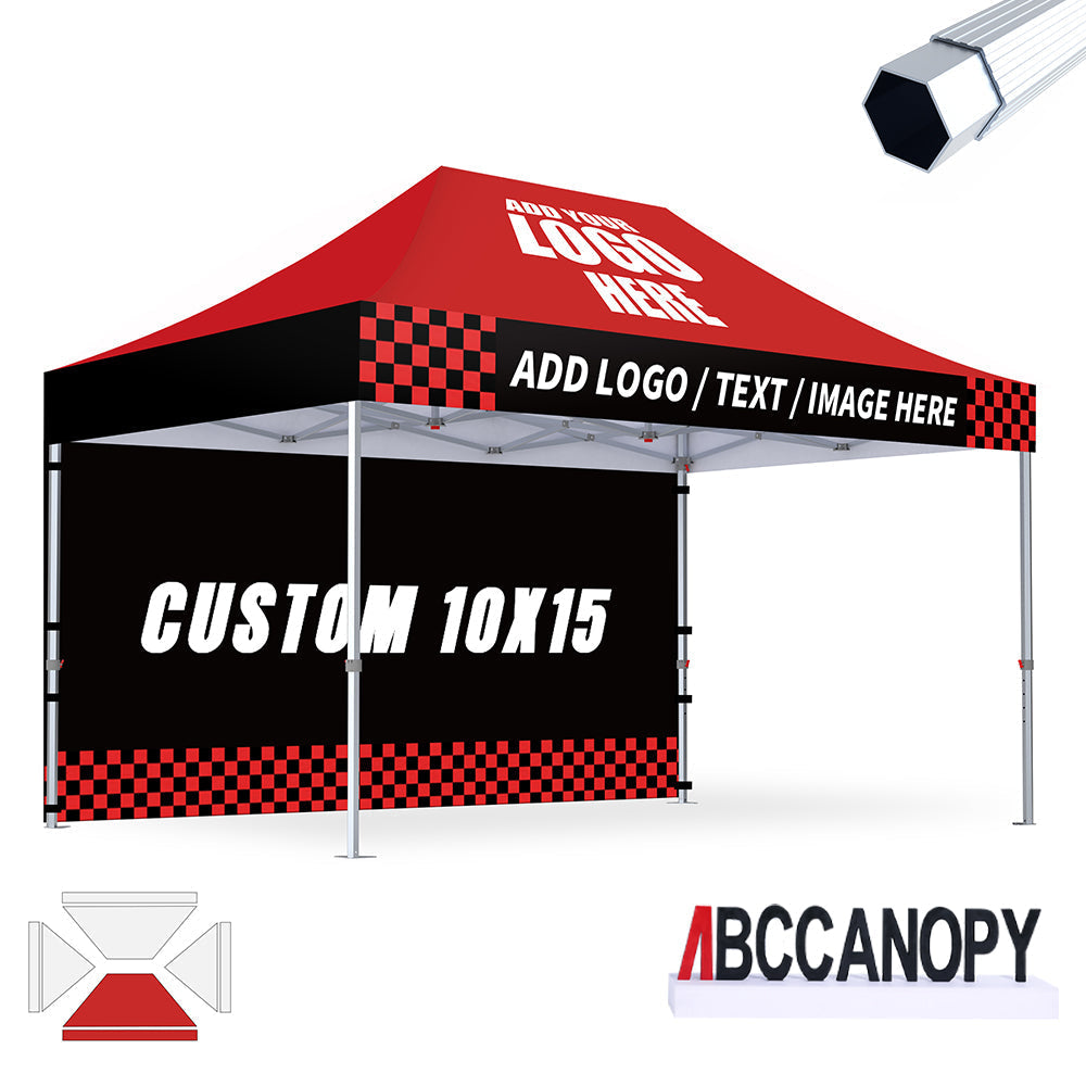 S3 BenchMark Brio Fort Custom Aluminum Canopy 10x15