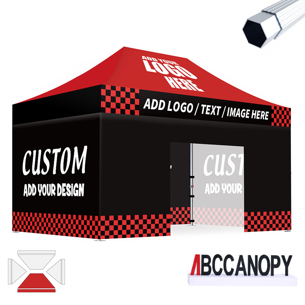 S3 BenchMark Brio Fort Custom Aluminum Canopy 10x15