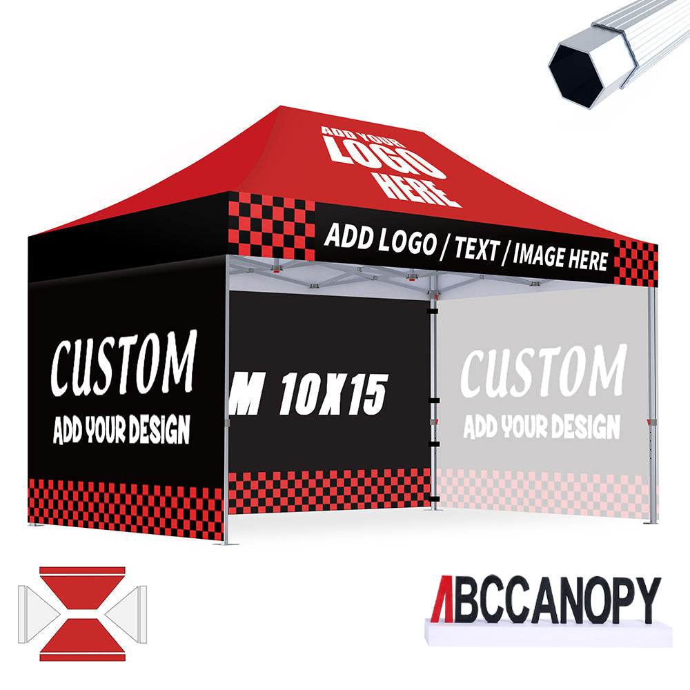 S3 BenchMark Brio Fort Custom Aluminum Canopy 10x15