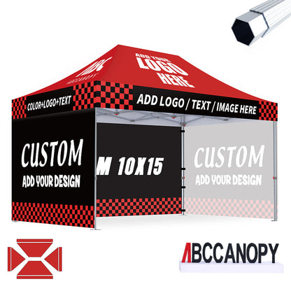 S3 BenchMark Brio Fort Custom Aluminum Canopy 10x15