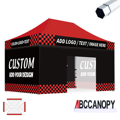 S3 BenchMark Brio Fort Custom Aluminum Canopy 10x15