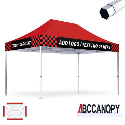 S3 BenchMark Brio Fort Custom Aluminum Canopy 10x15
