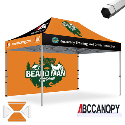 S1 Nova Base™ Custom Canopy Brand Union 10x10, 10x15, 10x20