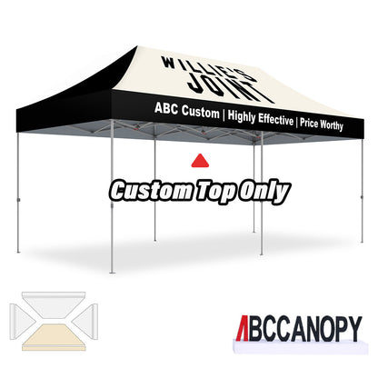 Custom Top Cover 8x8, 10x10, 10x15, 10x20