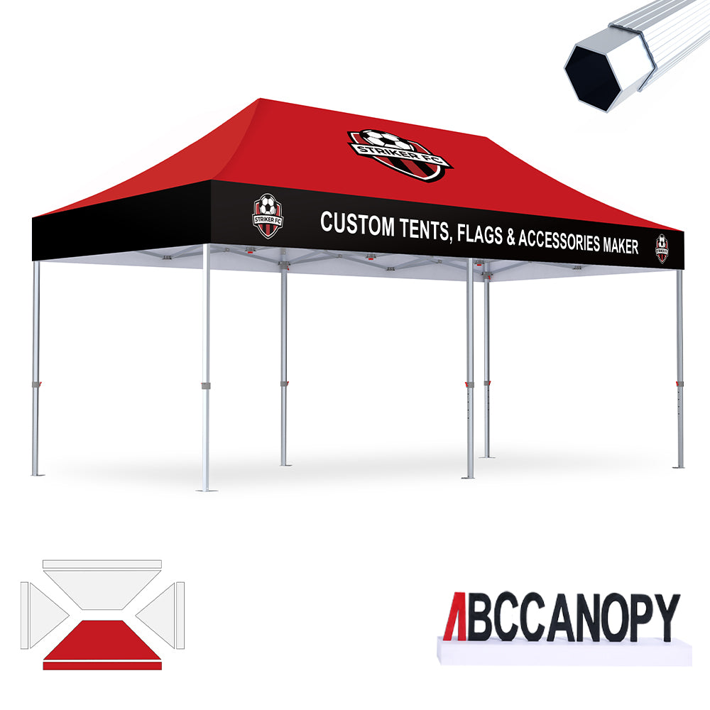 S3 BenchMark Brio Fort Custom Aluminum Canopy 10x20