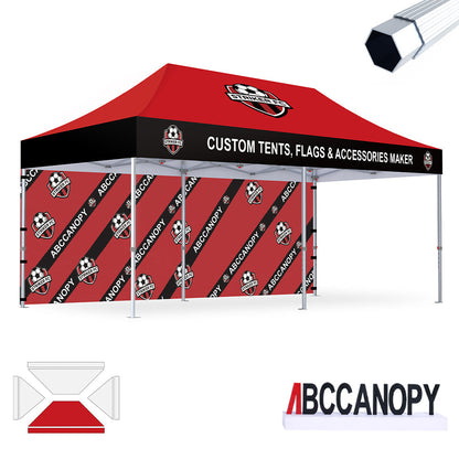 S3 BenchMark Brio Fort Custom Aluminum Canopy 10x15