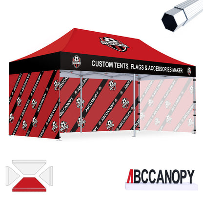 S3 BenchMark Brio Fort Custom Aluminum Canopy 10x15