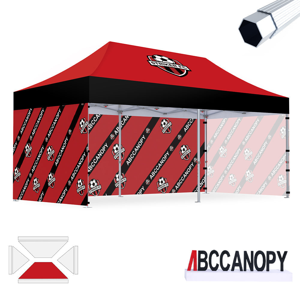 S3 BenchMark Brio Fort Custom Aluminum Canopy 10x20