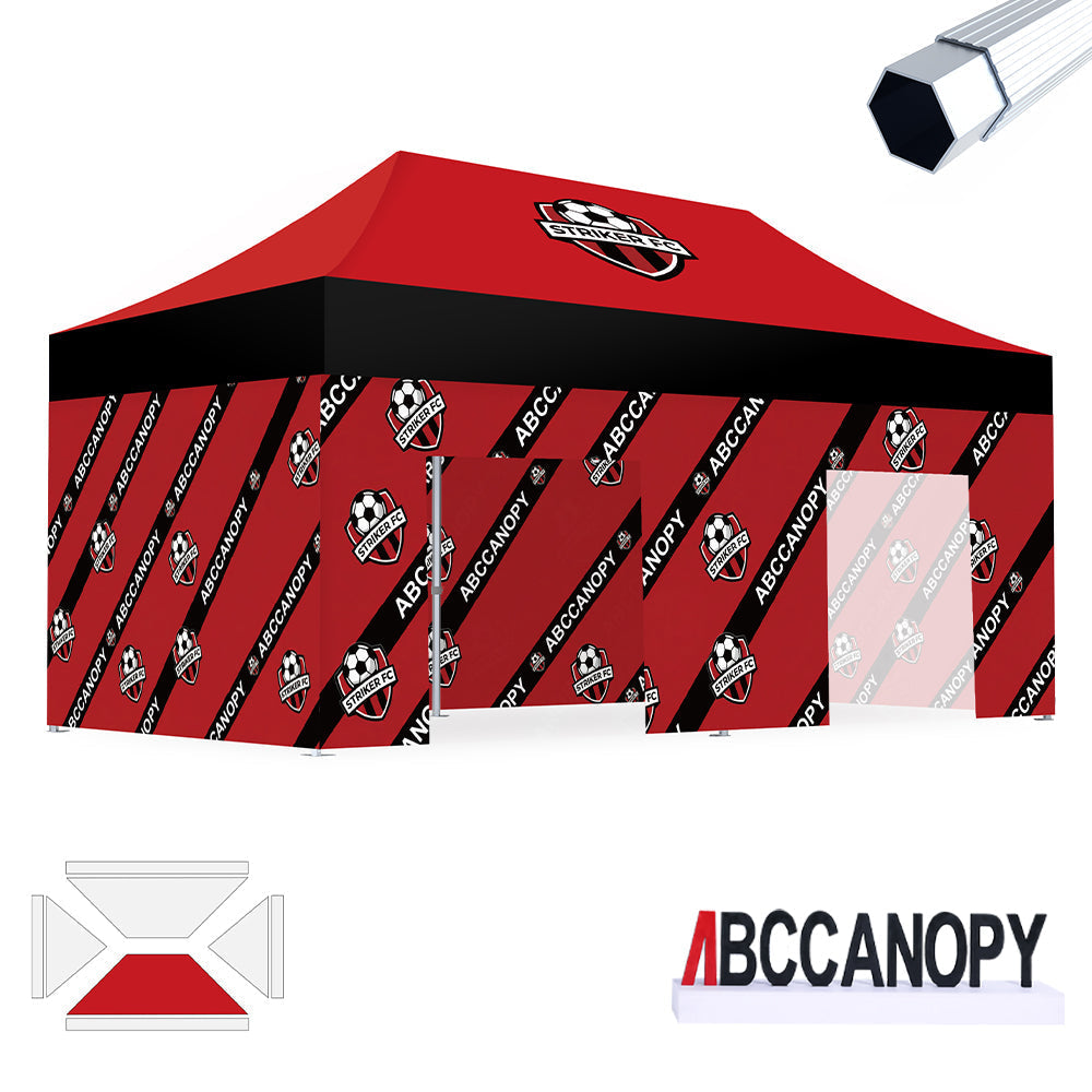 S3 BenchMark Brio Fort Custom Aluminum Canopy 10x15