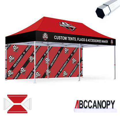 S3 BenchMark Brio Fort Custom Aluminum Canopy 10x15