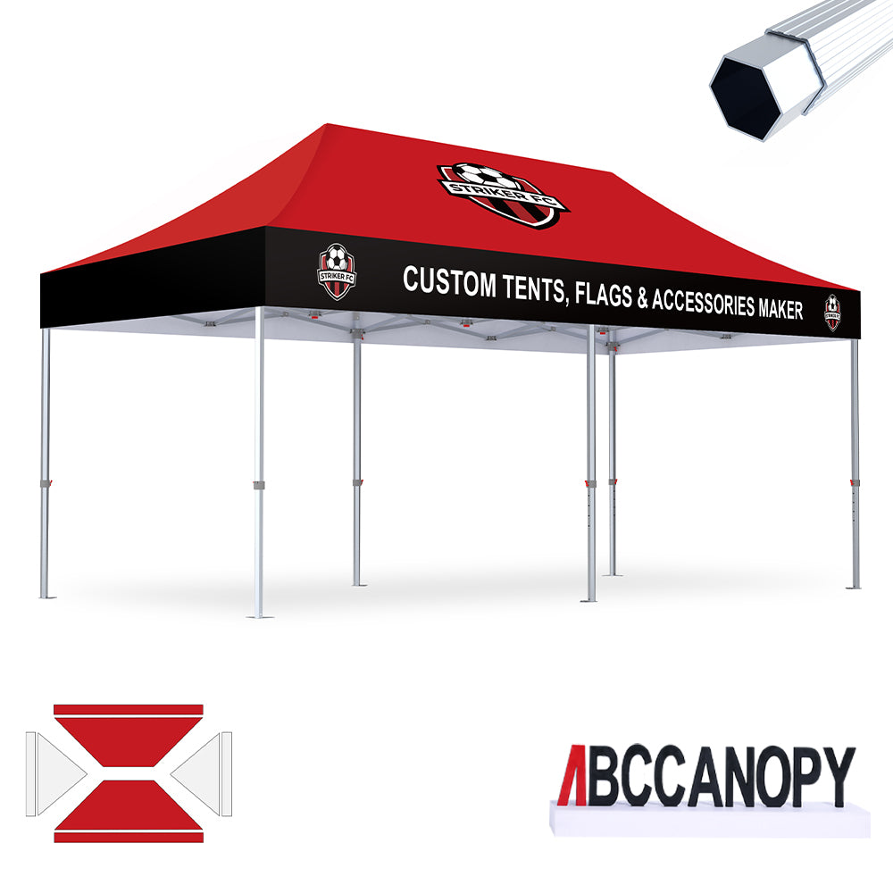 S3 BenchMark Brio Fort Custom Aluminum Canopy 10x15