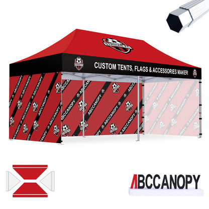 S3 BenchMark Brio Fort Custom Aluminum Canopy 10x15