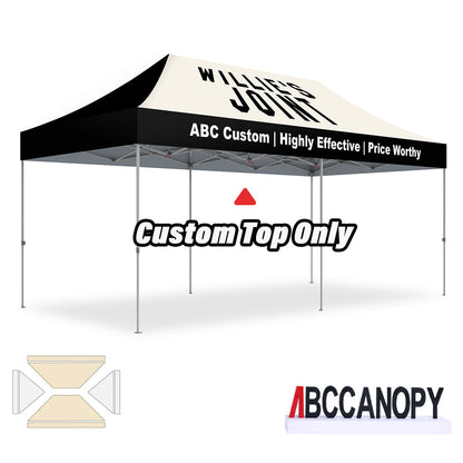 Custom Top Cover 8x8, 10x10, 10x15, 10x20
