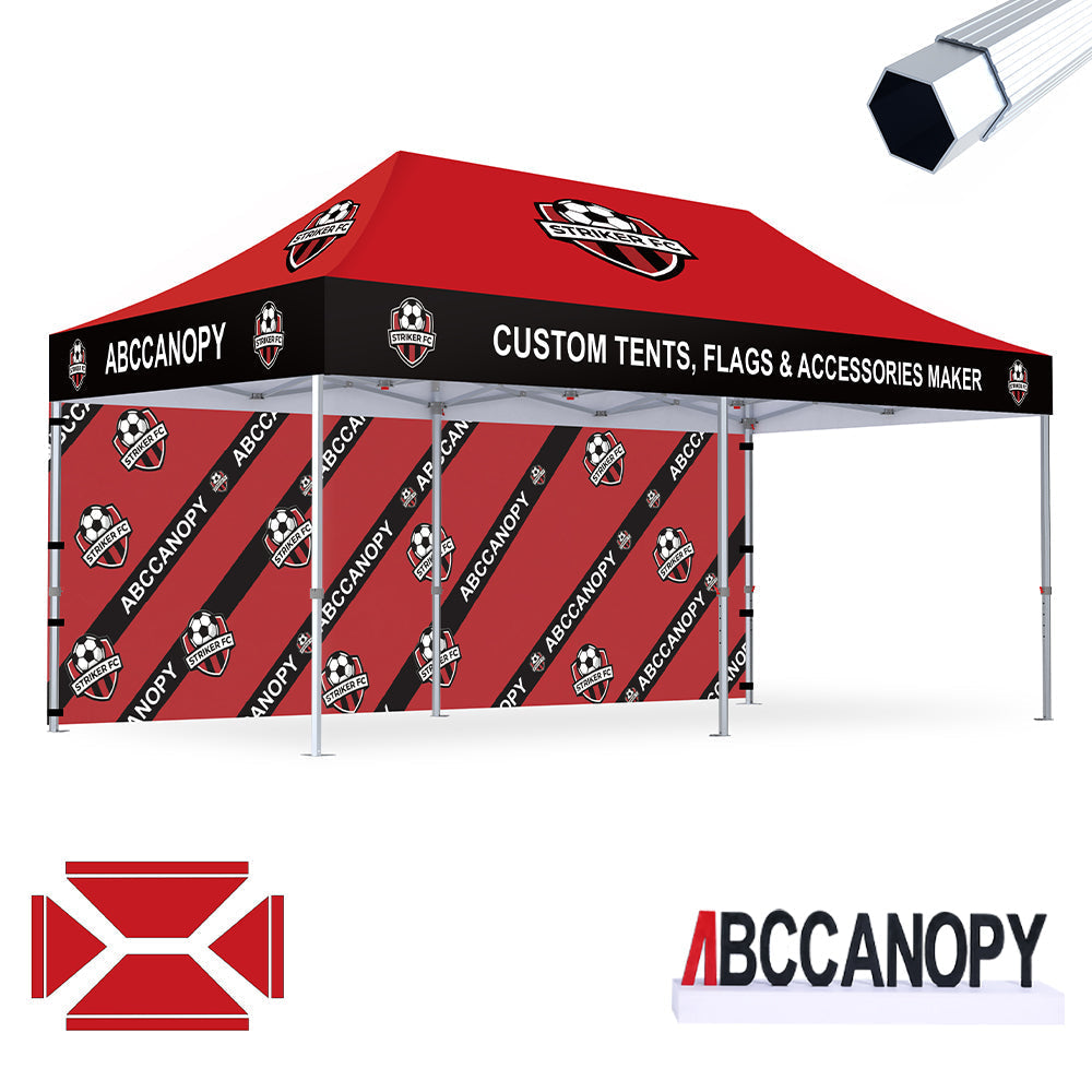 S3 BenchMark Brio Fort Custom Aluminum Canopy 10x15
