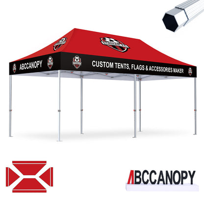 S3 BenchMark Brio Fort Custom Aluminum Canopy 10x15