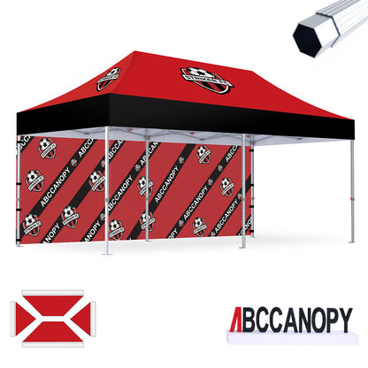 S3 BenchMark Brio Fort Custom Aluminum Canopy 10x15