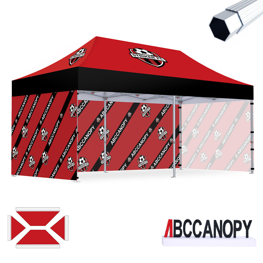 S3 BenchMark Brio Fort Custom Aluminum Canopy 10x20