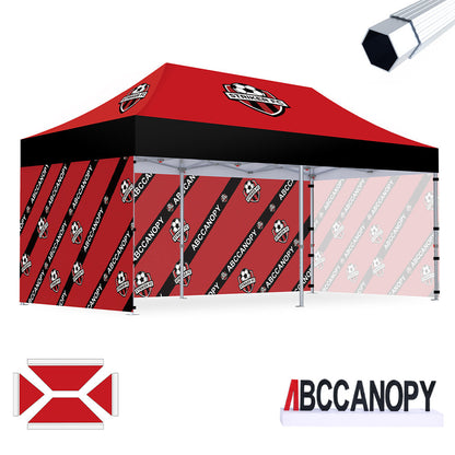 S3 BenchMark Brio Fort Custom Aluminum Canopy 10x20