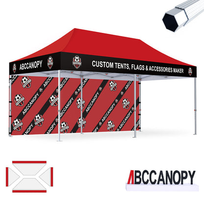 S3 BenchMark Brio Fort Custom Aluminum Canopy 10x15