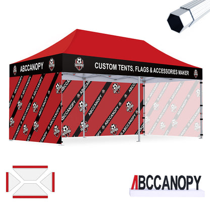 S3 BenchMark Brio Fort Custom Aluminum Canopy 10x15