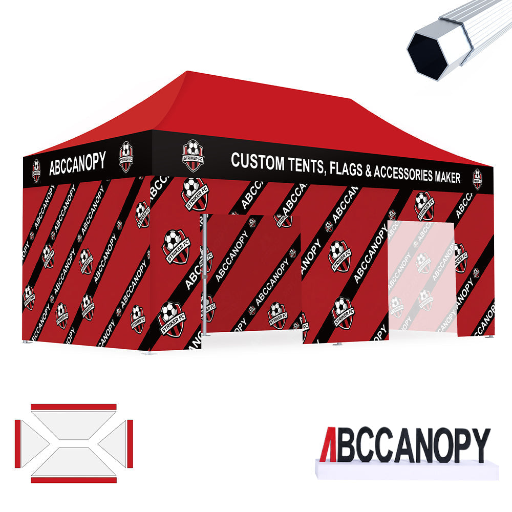 S3 BenchMark Brio Fort Custom Aluminum Canopy 10x15