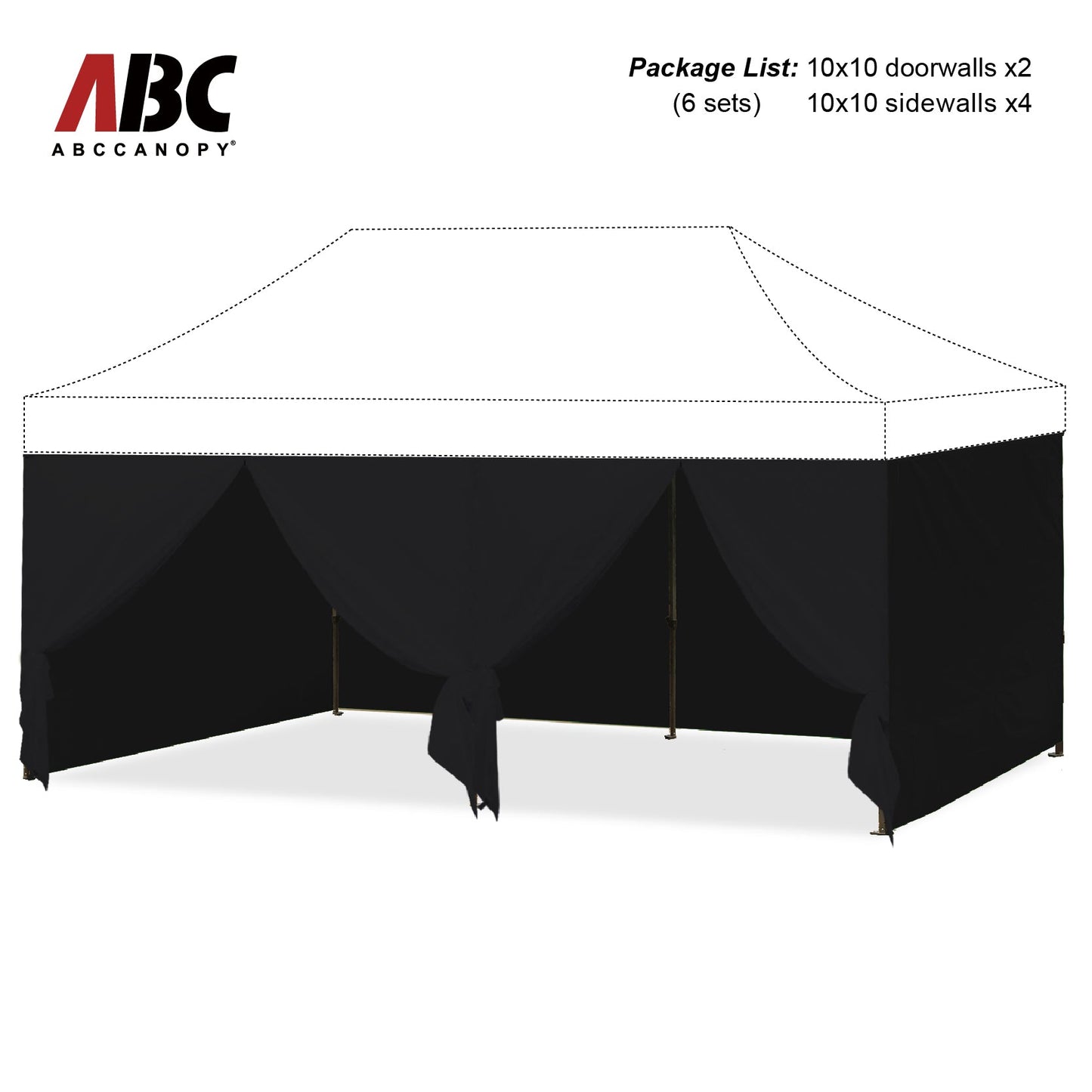 Canopy Sidewall Only 10x10, 10x20