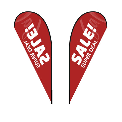 Custom Teardrop Flag 8FT, 10FT, 12FT