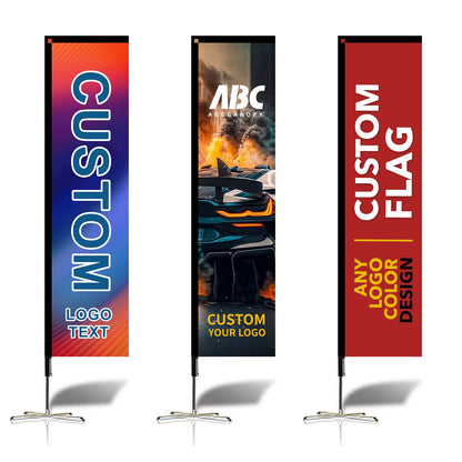 Custom Flag with Pole 8FT, 10FT, 12FT