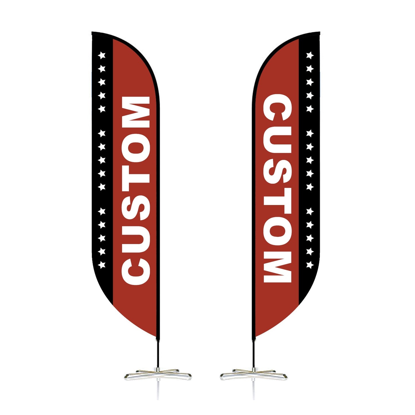 Custom Flag with Pole 8FT, 10FT, 12FT