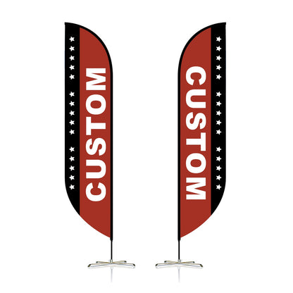 Custom Flag with Pole 8FT, 10FT, 12FT