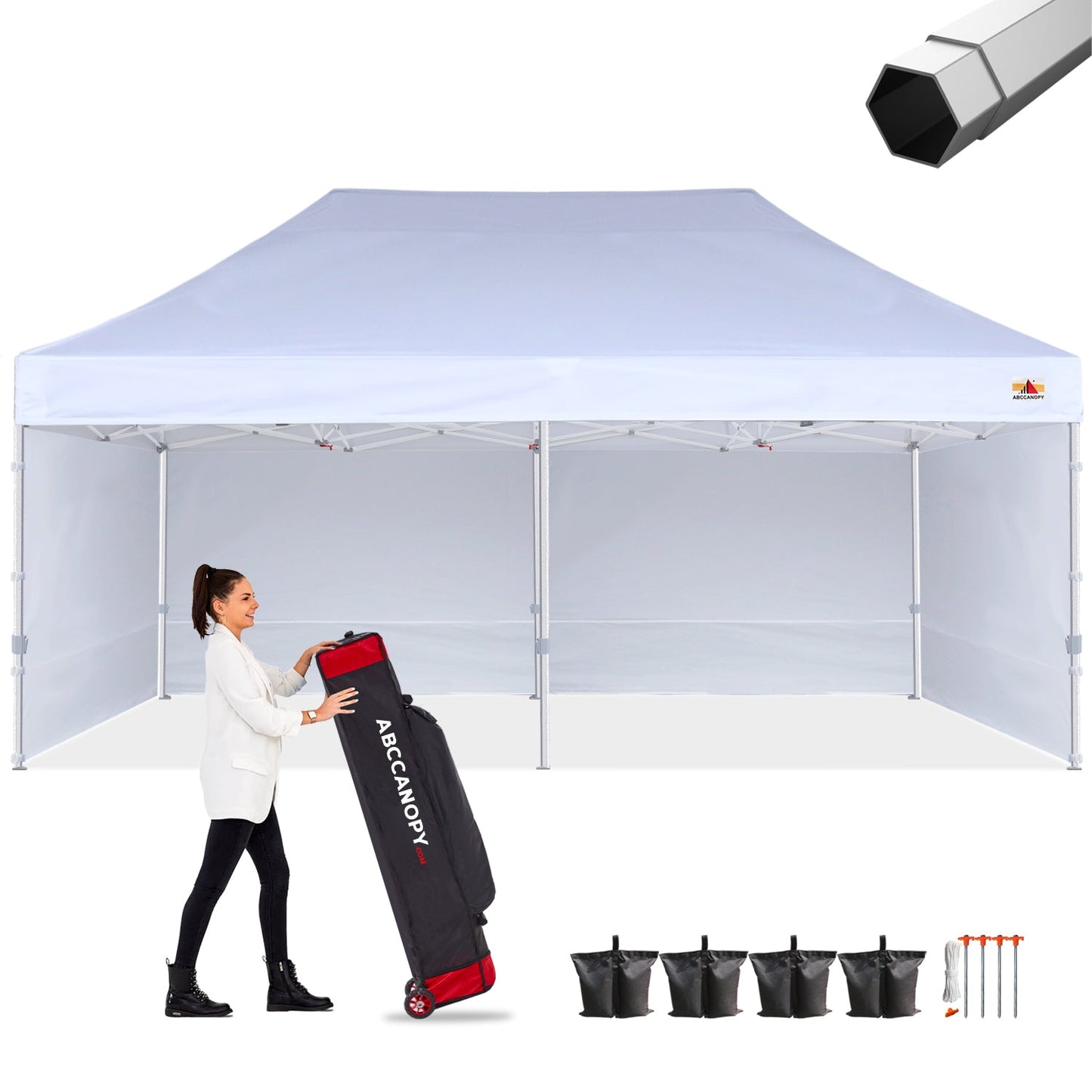 S1 Nova Base™-Frame Canopy with Sidewalls 10x10, 10x15, 10x20