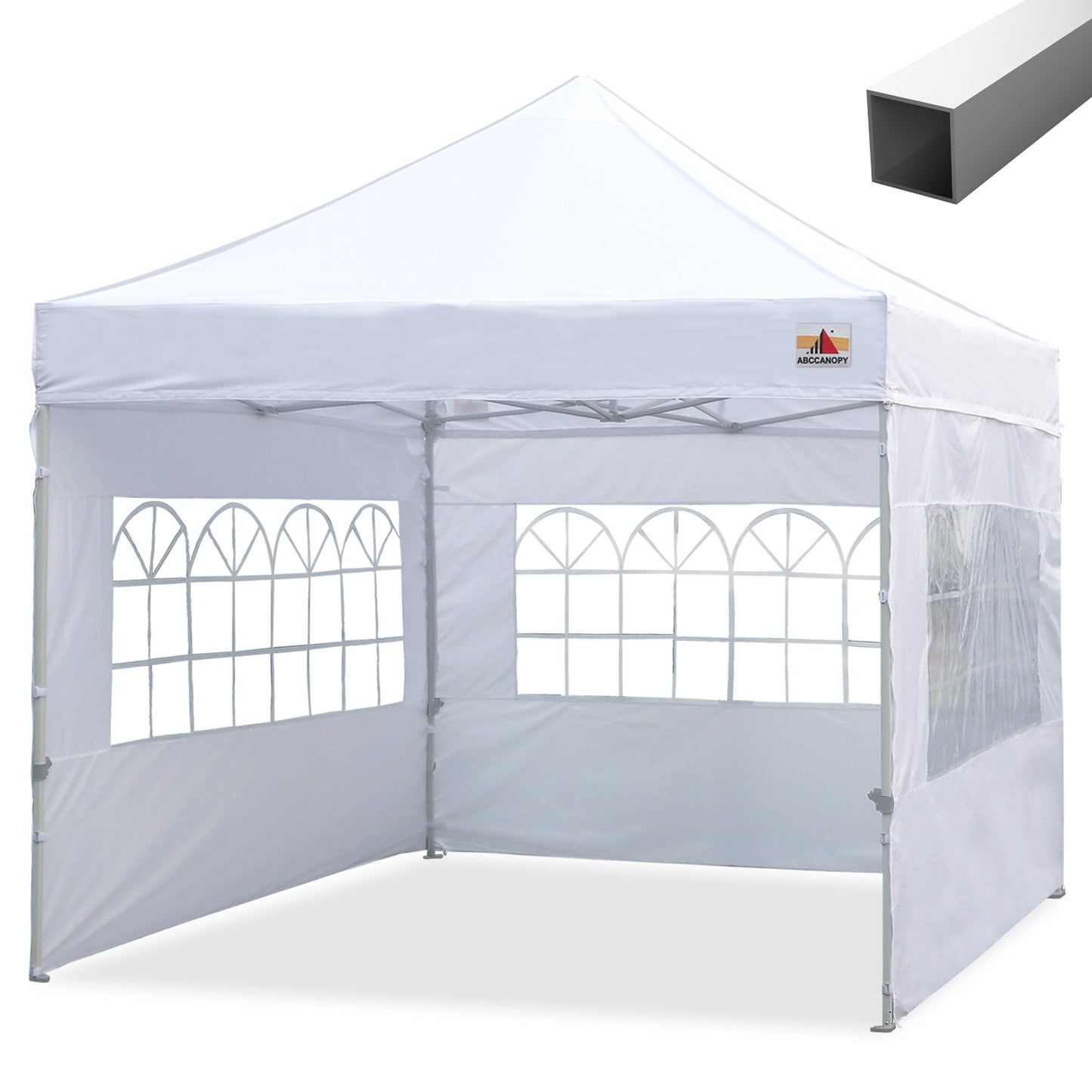 S1 Nova Base™-Lite Canopy with Church Window Sidewalls 8x8, 10x10, 10x15, 10x20