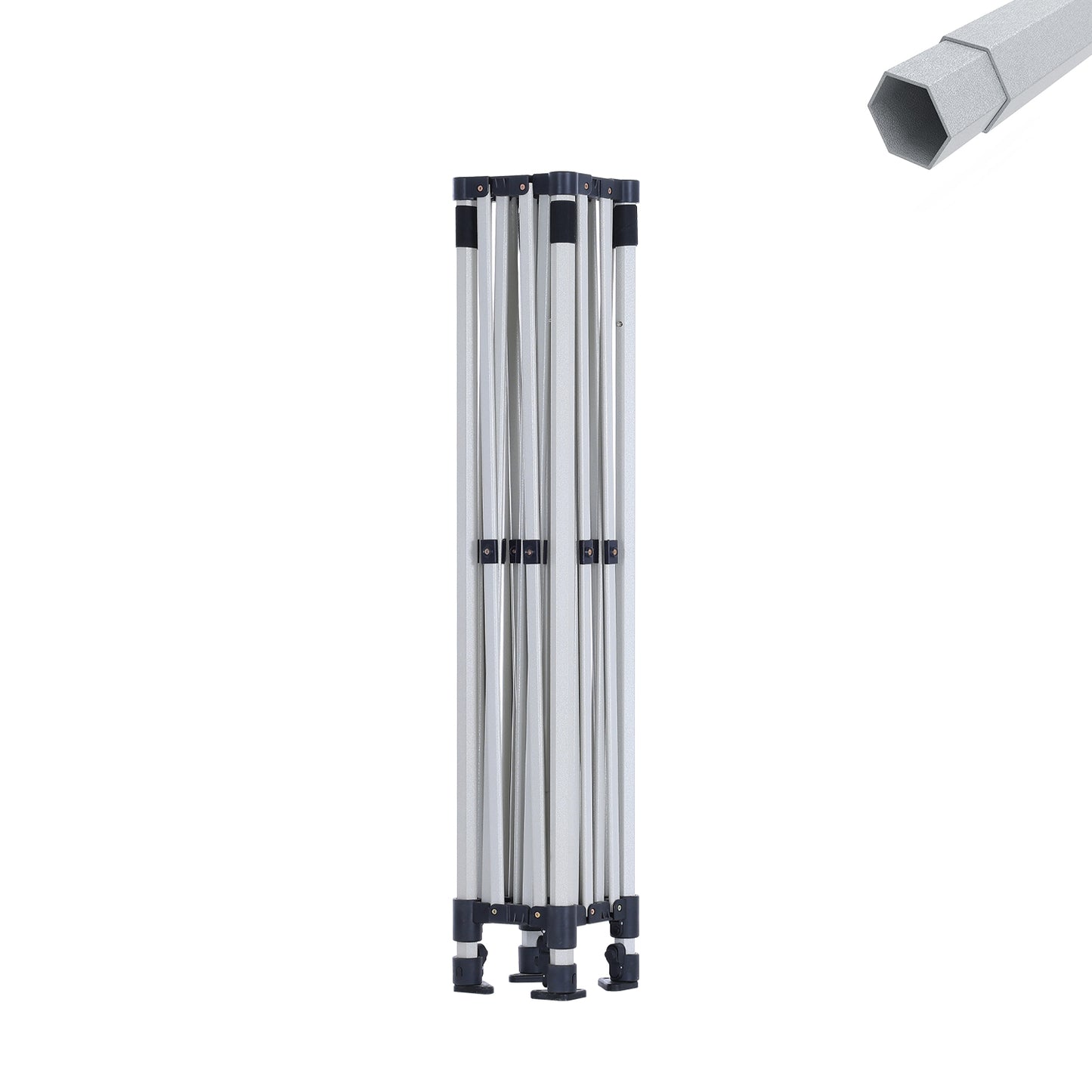 S3 BenchMark Brio™ Shield - Aluminum-Steel Mix Canopy Frame Only 10x10, 10x15, 10x20