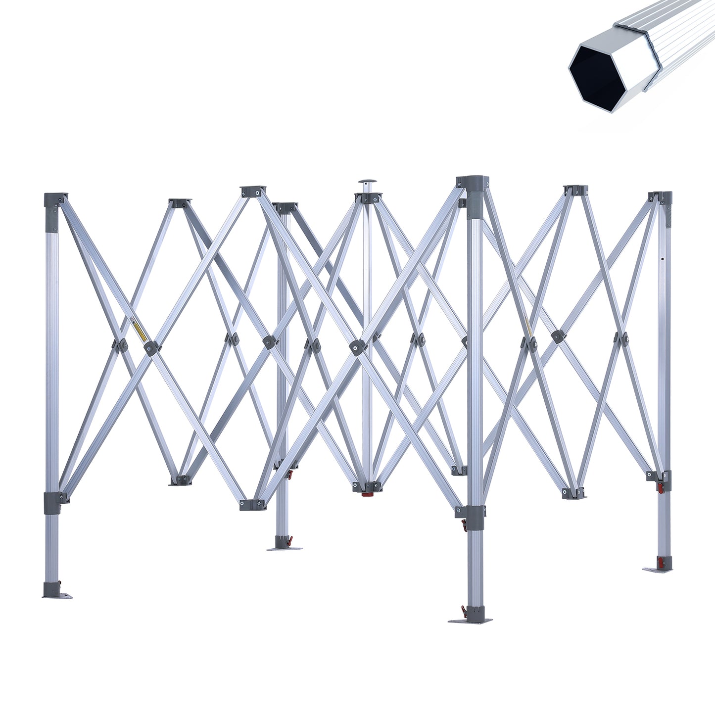 S3 BenchMark Brio™ Fort - Aluminum Canopy Frame Only 10x10, 10x15, 10x20