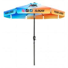 ABCCANOPY Custom Market Umbrella with Valance 7.5FT/9FT/10FT