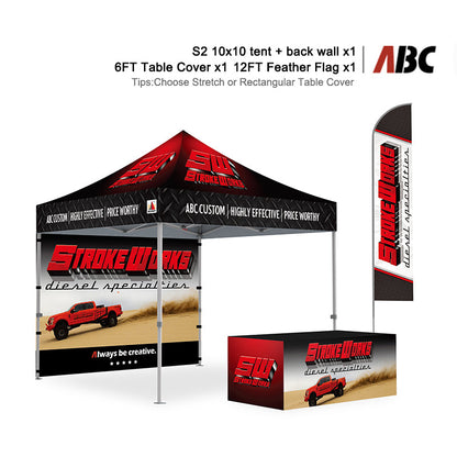 S1 Nova Base™-Frame Custom Canopy Full Case Vision 10x10