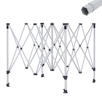 S3 BenchMark Brio™ Shield - Aluminum-Steel Mix Canopy Frame Only 10x10, 10x15, 10x20